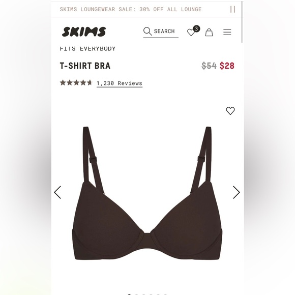 SKIMS BRA 32H BRAND NEW ! - Picture 5 of 9